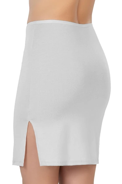 BEYAZ MI Emay 1438 Modal Cotton Midi Jupon ürün görseli 1