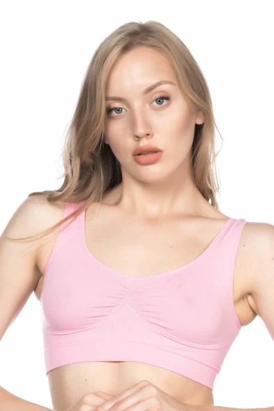 PEMBE MI Emay 4005 Soft Kalın Askı Büstiyer - Resim 2