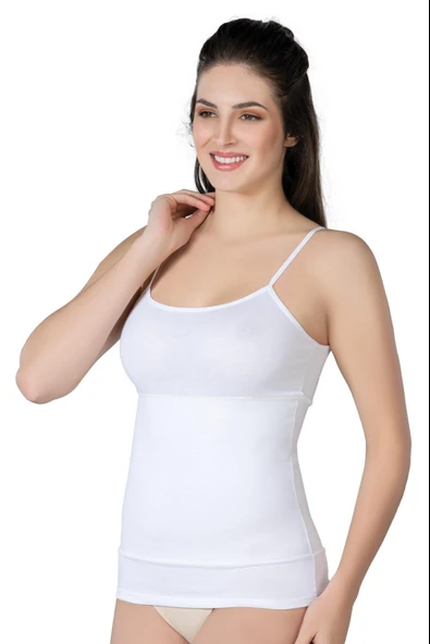 BEYAZ MI Emay 1401 Modal Cotton Kadın Atlet Korse ürün görseli 1