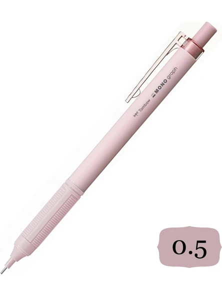 Tombow MonoGraph Mekanik Uçlu Kalem 0,5mm Blisterli Pembe (122G) ürün görseli 1