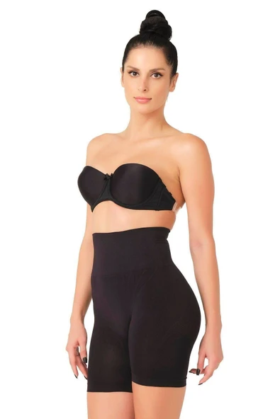 SİYAH MI Emay 2017 Düşük Bel Double Pantalon Korse ürün görseli 1