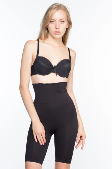 SİYAH MI Emay 3200 Pantolon Altı Soft Double Boxer Korse ürün görseli 1