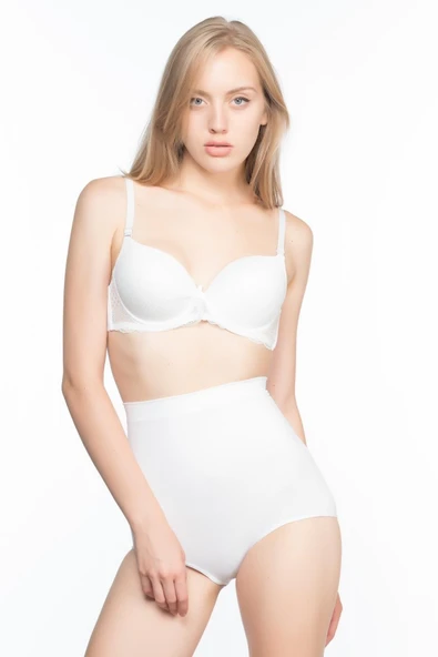 BEYAZ MI Emay 7024 Yüksek Bel Slip Korse ürün görseli 1