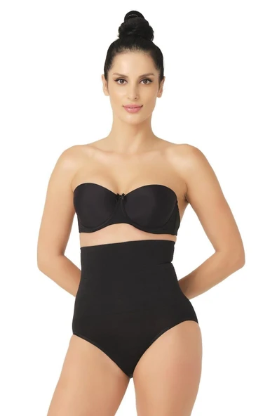 SİYAH MI Emay 2029 Masajlı Double Slip Korse ürün görseli 1