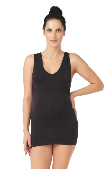 SİYAH MI Emay 5200 Seamless Soft Hamile Atlet - Resim 2