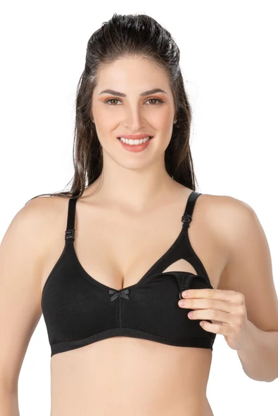 SİYAH MI Emay 1421 Modal Cotton Emzirme Sütyen ürün görseli 1