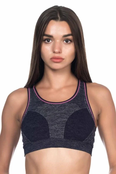 LACİVERT MI Emay 4026 Double Sporcu Büstiyer ürün görseli 1