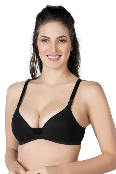 SİYAH MI Emay 1422 Modal Cotton Kaplı Emzirme Sütyen ürün görseli 1