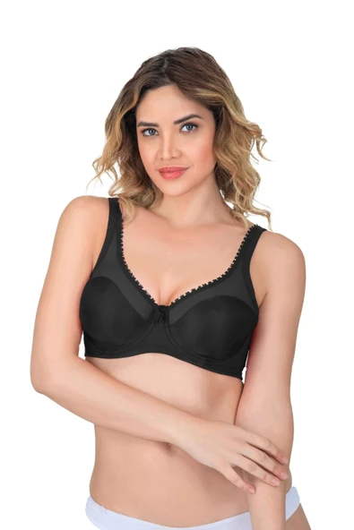 SİYAH MI Emay 169 C Basic Balenli Toparlayıcı Sütyen ürün görseli 1