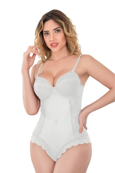 EKRU MI Emay 176 Dantelli Body ürün görseli 1