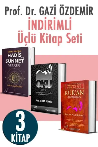 Gazi Özdemir Üç Kitaplık Set ürün görseli 1