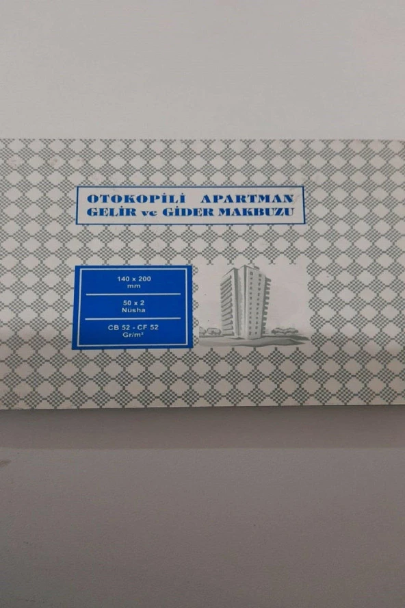 Altınyıldız Apartman Gelir Gider Makbuzu A5 Otokopili 14x20 (12 Li Paket) ürün görseli 1