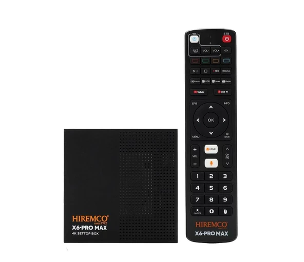 Hiremco X6 PRO MAX 128GB Android Box - Resim 5