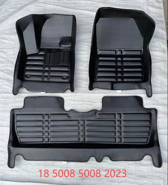 Peugeot 5008 2023-2025 Model Arası Araca Özel 5D Paspas Seti ürün görseli 1