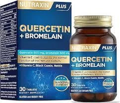 Nutraxin Quercetin + Bromelain 30 Tablet ürün görseli 1