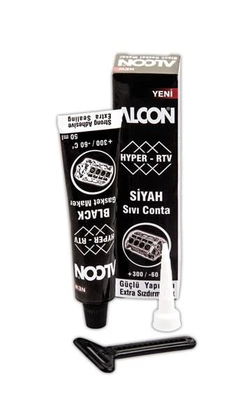 Alcon HYPER-RTV Siyah Sıvı Conta 50 ml ürün görseli 1