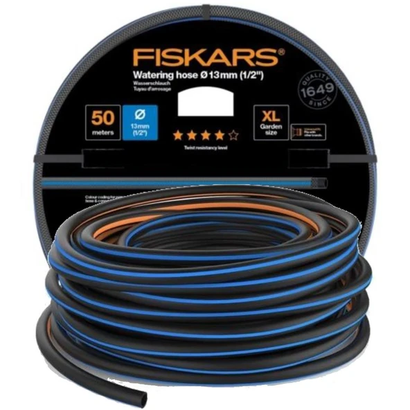 Fiskars 1027106 Sulama Hortumu 13 mm (1/2") 50 mt Q4 ürün görseli 1