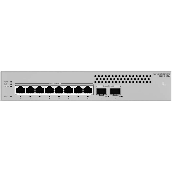 HUAWEI eKit S220S-8T2J 8-10/100/1000BASE-T 2-2.5GE Sfp Non-PoeSwitch ürün görseli 1