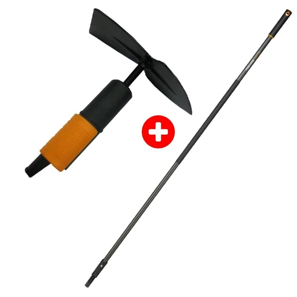 Fiskars 137562 Quickfit Çift Taraflı El Çapası + Grafit Sap 156 cm ürün görseli 1