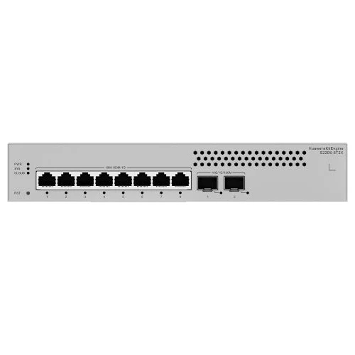 HUAWEI eKit S220S-8T2X 8-10/100/1000BASE-T 2-10GE Sfp+ Non-Poe Switch ürün görseli 1