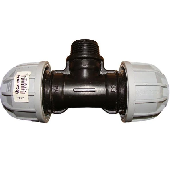Gardena 2733 25x3/4x25 Erkek Diş T Parçası ürün görseli 1