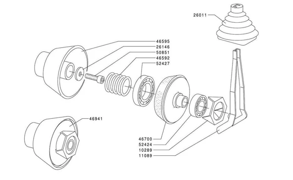 Grillo 3500-11500-12000 Debriyaj Koniği Eski Model ürün görseli 1