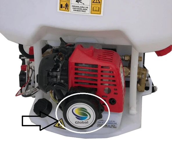 Global FT 900 - Gardenjoy Pülverizator İlaçlama Starter Kapak ürün görseli 1