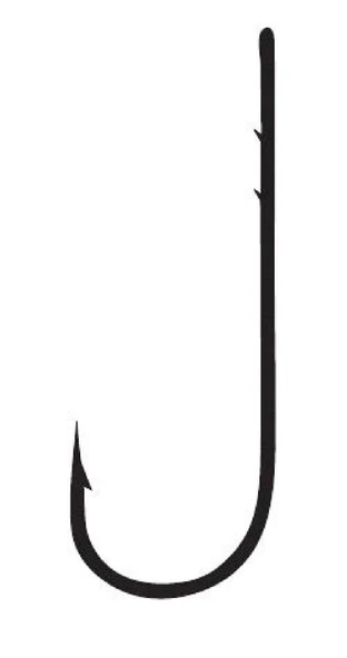 Fudo 6101 Worm Ssb Black Nikel Uzun Sap Tırnaklı İğne No:1/0 ürün görseli 1