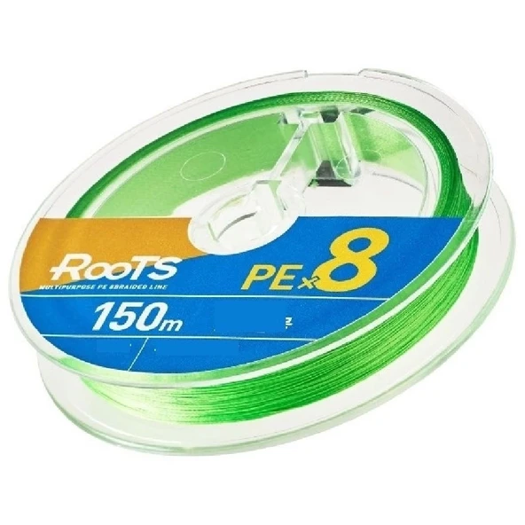 Gosen X8 Roots Pe 0.8 0,153Mm 8 Kat İp Misina 150Mt A.Yeşil ürün görseli 1