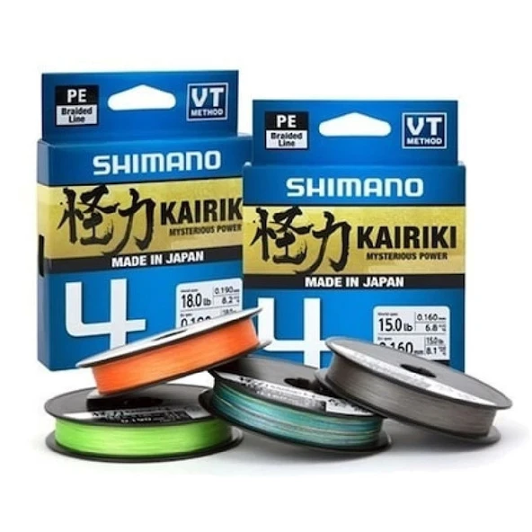 Shimano Kairiki 4 Steel Gray (Gri) 0,20 300Mt 4Kat İp Misina ürün görseli 1