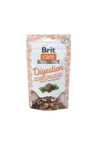 Brit Care Snack Digestion Sindirim Sistemi Düzenleyici Kedi Ödül Maması 50 gr ürün görseli 1