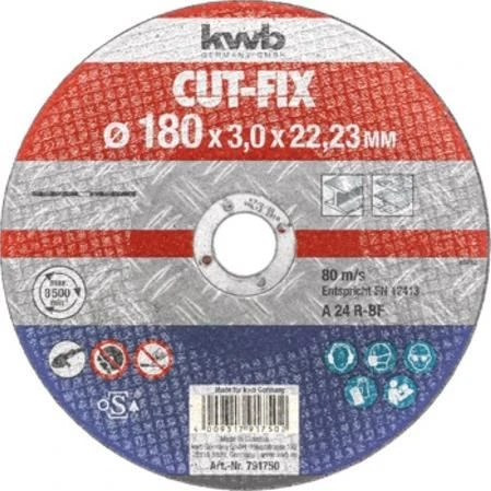 Kwb 791750 Flex Taş Metal Kesici 180x3x22,23 mm ürün görseli 1