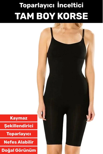 Özel Üretim İz İç Göstermez Kaymaz Sıkılaştırıcı Toparlayıcı Tam Boy Korse ürün görseli 1