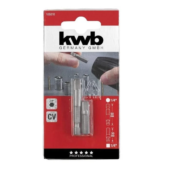 Kwb 105210 Lokma Adaptör Seti 2 Parça 30 ve 50 mm ürün görseli 1