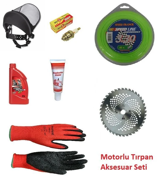 Motorlu Tırpan Aksesuar Seti ürün görseli 1