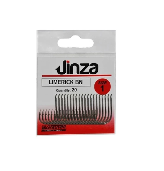 Jinza 57030 Limerik Bn Siyah Olta İğnesi 20’Li Paket No:3 ürün görseli 1