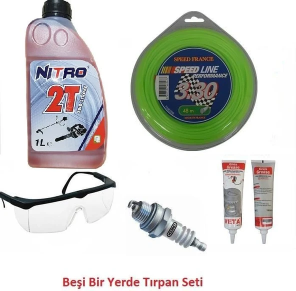 Motorlu Tırpan Aksesuarı 5'li Set ürün görseli 1
