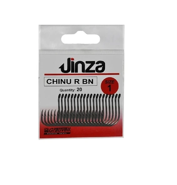 Jinza 57050 Chinu R Bn Siyah Olta İğnesi 20’Li Paket No:6 ürün görseli 1