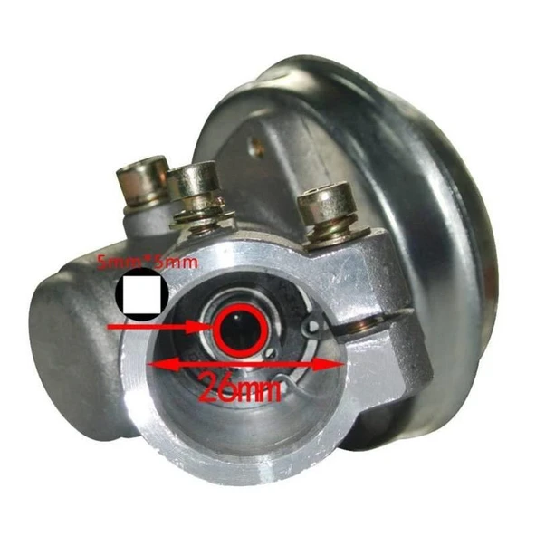 Motorlu Tırpan Redüktörü 26 mm Kare - Resim 2