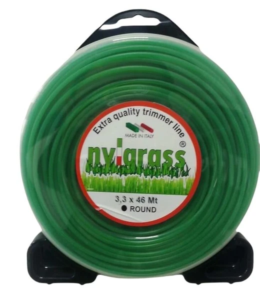 Nylgrass Yeşil Yuvarlak Tırpan Misinası 3.3 mm 46 mt ürün görseli 1