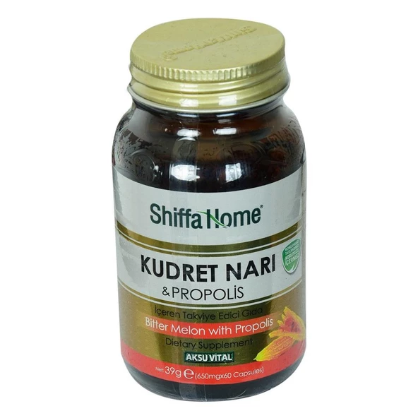 Shiffa Home Kudret Narı Propolis Kapsülü 650Mg X 60 Bitter Melon ürün görseli 1