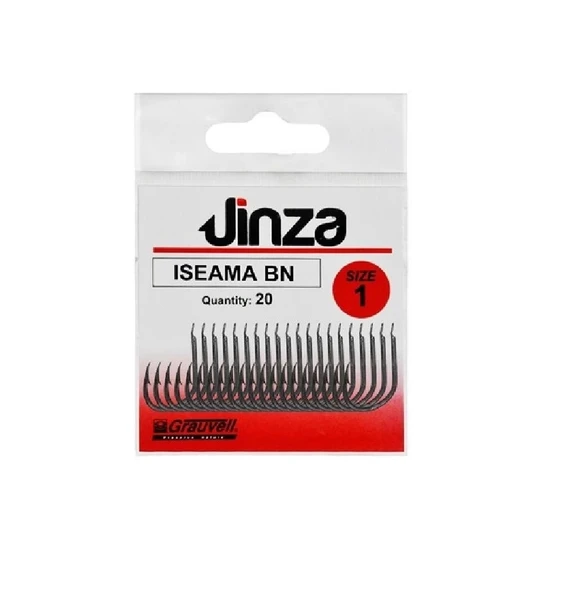 Jinza 57070 İseama Bn Siyah Olta İğnesi20’Li Paket No:1/0 ürün görseli 1