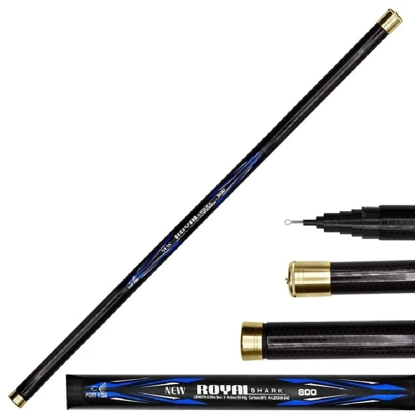 Karbon Göl Kamışı Portfish Royal Shark 6 Metre 10-30Gr ürün görseli 1