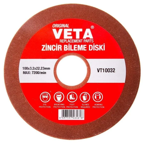 Veta VT10032 Zincir Bileme Diski 100x22x3.2 mm ürün görseli 1