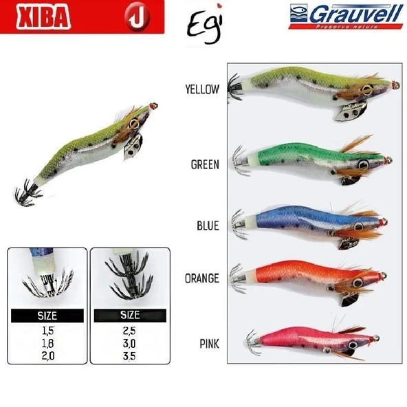 Kalamar Zokası Grauvell Jınza Egı Xıba 95Mm 14Gr Renk:Yellow ürün görseli 1