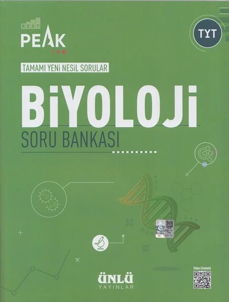 TYT Biyoloji Best Peak Soru Bankası Ünlü Yayıncılık ürün görseli 1