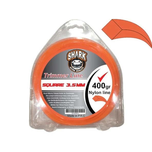 Shark Üniversal Tırpan Misinası 3,5 mm Kare 400 Gr ürün görseli 1