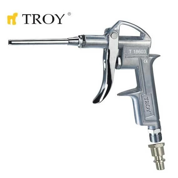 Troy 18606 Kompresor Hava Tabancası Uzun Tip 22 cm ürün görseli 1