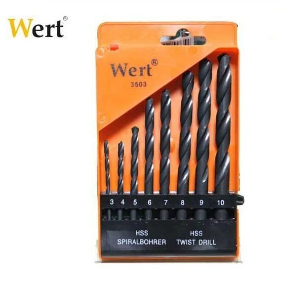 WERT 3503 HSS Matkap Ucu Seti - 8 Parça Set ürün görseli 1