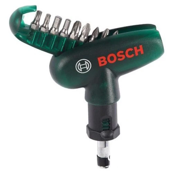 Bosch 10 Parça Cırcırlı Cep Tornavidası - Resim 2